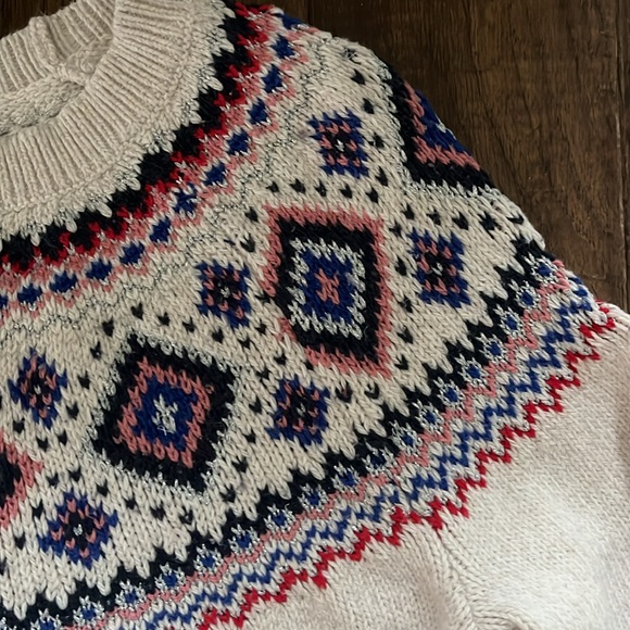 Multi-Colored Fair Isle Sweater - Picture 3 of 11